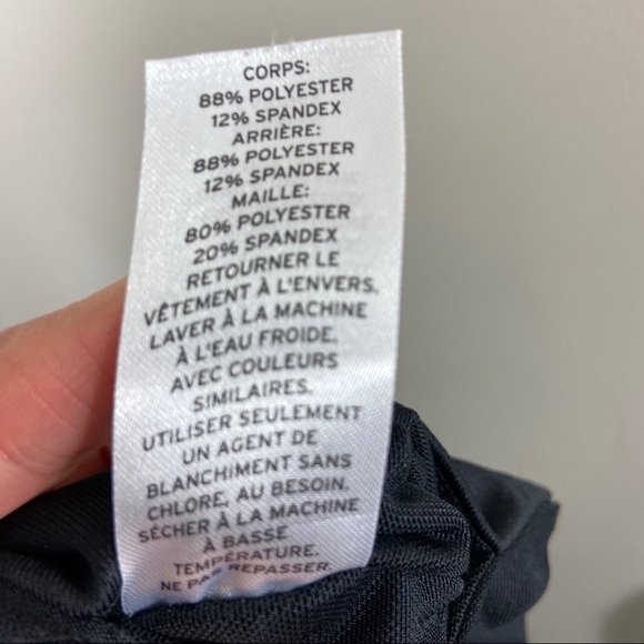 Zella Black & Gray Mesh Capri Yoga Leggings XS - Picture 8 of 8